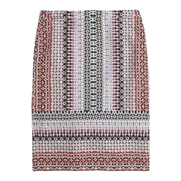J Crew Colorful Pencil Skirt Size 2 - Picture 2 of 7